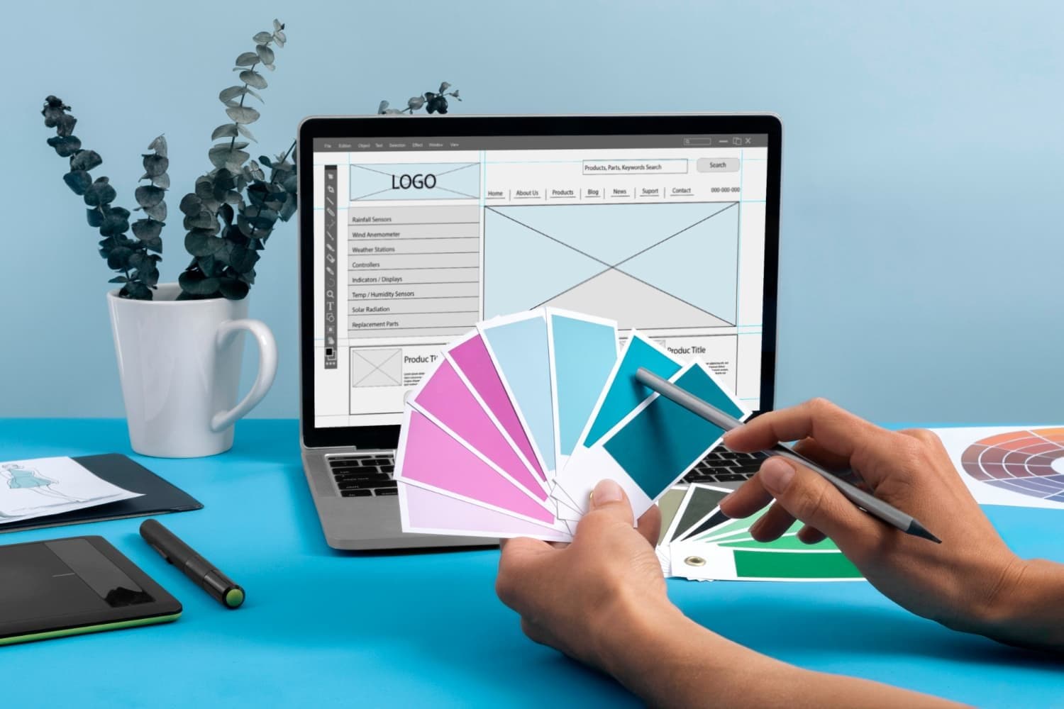 choix de couleur pour refonte site internet